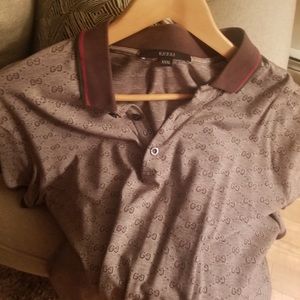 Gucci Chocolate Web GG Polo